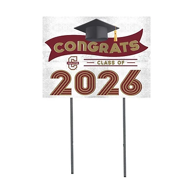 Charleston Cougars 18" x 24" 2026 Grad Yard Sign with Stakes