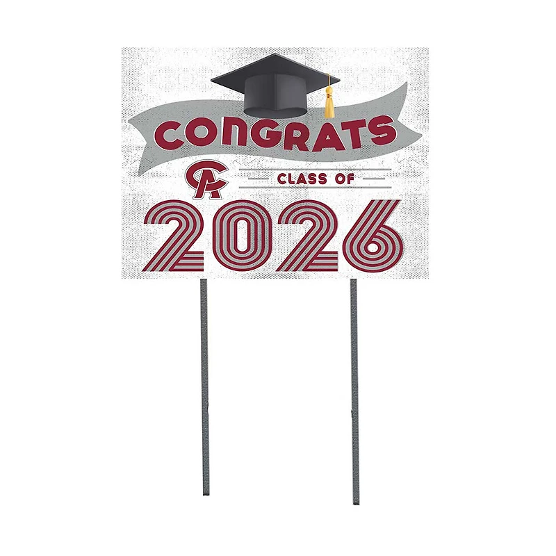 Coastal Alabama Community College 18" x 24" 2026 Grad Yard Sign with Stakes
