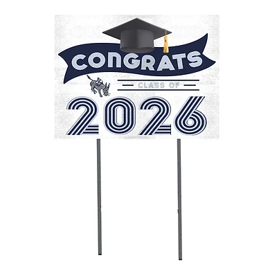 Colorado School of Mines Orediggers 18" x 24" 2026 Grad Yard Sign with Stakes