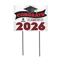 East Stroudsburg Warriors 18" x 24" 2026 Grad Yard Sign with Stakes