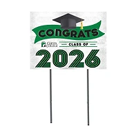 Cuesta College Cougars 18" x 24" 2026 Grad Yard Sign with Stakes