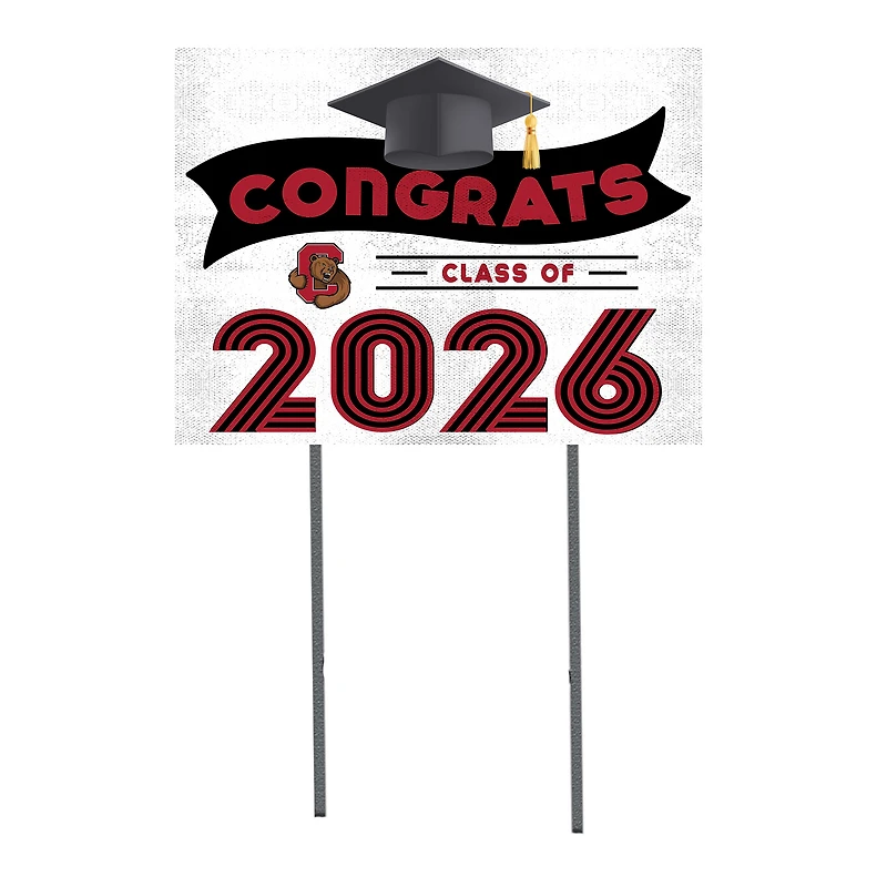 Cornell Big Red 18" x 24" 2026 Grad Yard Sign with Stakes