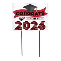 Clark Atlanta University Panthers 18" x 24" 2026 Grad Yard Sign with Stakes