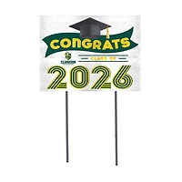 Clarkson Golden Knights 18" x 24" 2026 Grad Yard Sign with Stakes