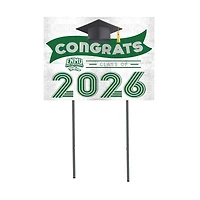 Eastern New Mexico Greyhounds 18" x 24" 2026 Grad Yard Sign with Stakes