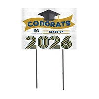 Eastern Oregon Mountaineers 18" x 24" 2026 Grad Yard Sign with Stakes