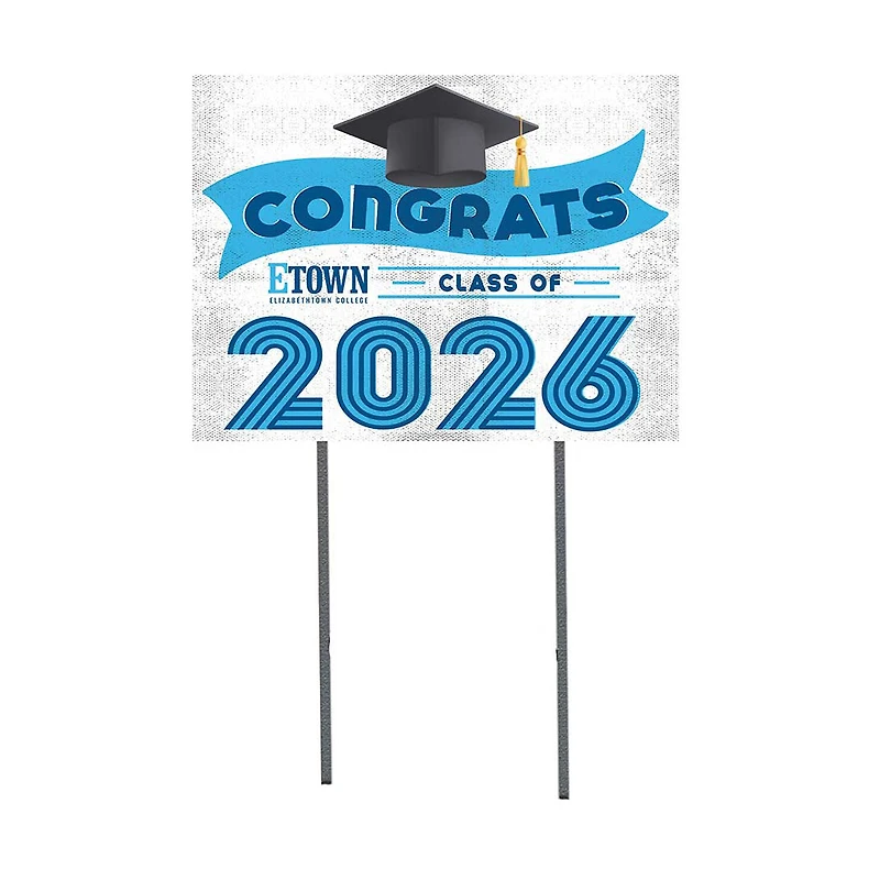 Elizabethtown Community and Technical College 18" x 24" 2026 Grad Yard Sign with Stakes