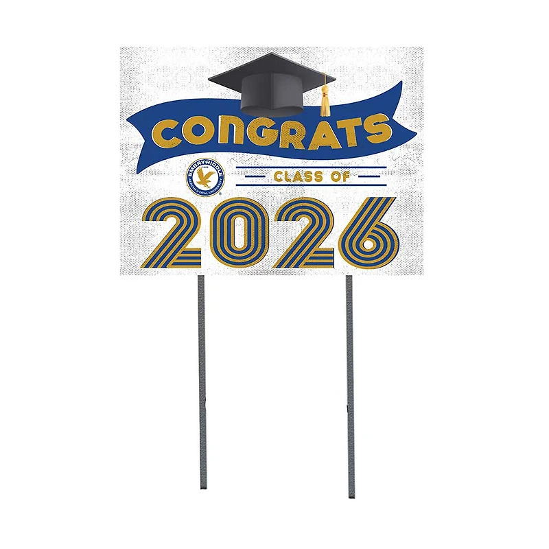 Embry-Riddle Eagles 18" x 24" 2026 Grad Yard Sign with Stakes
