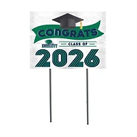 Endicott College 18" x 24" 2026 Grad Yard Sign with Stakes