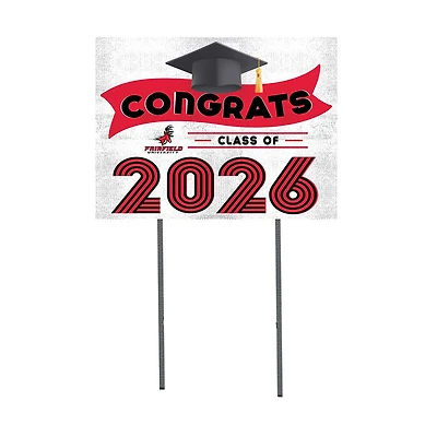 Fairfield Stags 18" x 24" 2026 Grad Yard Sign with Stakes