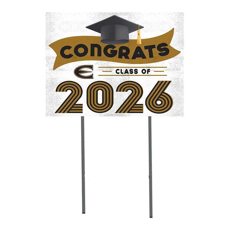 Emporia State Hornets 18" x 24" 2026 Grad Yard Sign with Stakes