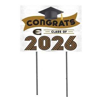 Emporia State Hornets 18" x 24" 2026 Grad Yard Sign with Stakes
