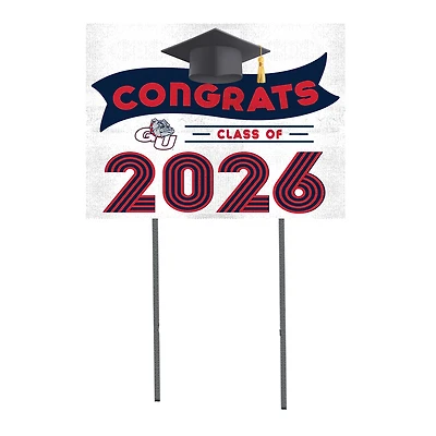 Gonzaga Bulldogs 18" x 24" 2026 Grad Yard Sign with Stakes