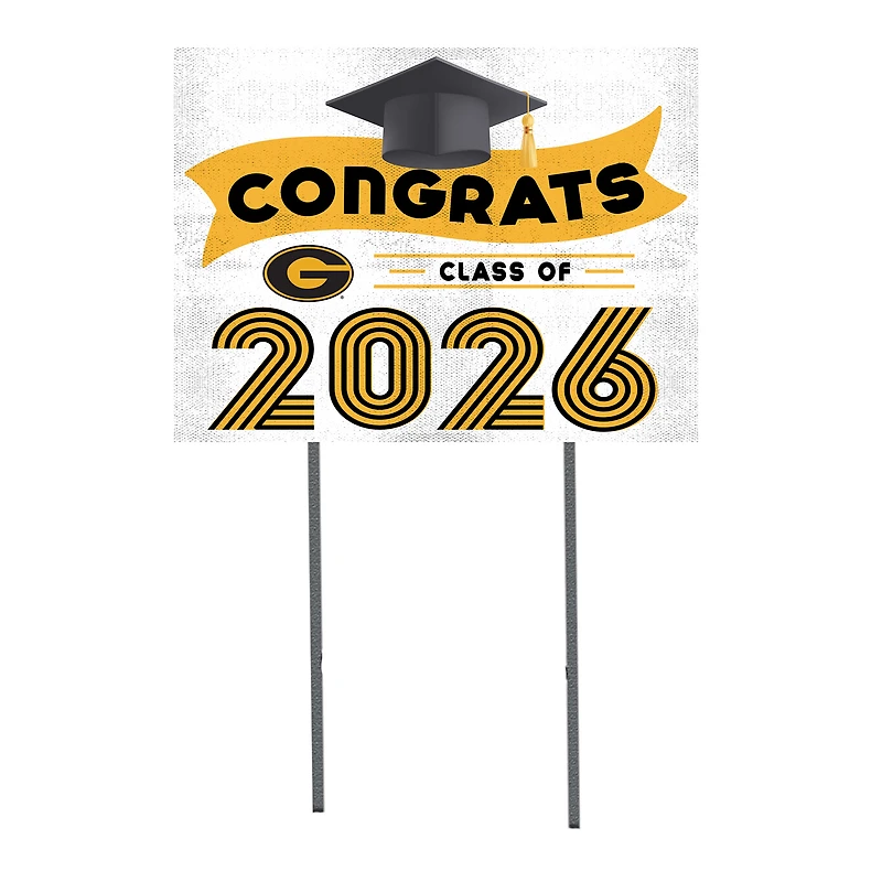 Grambling Tigers 18" x 24" 2026 Grad Yard Sign with Stakes