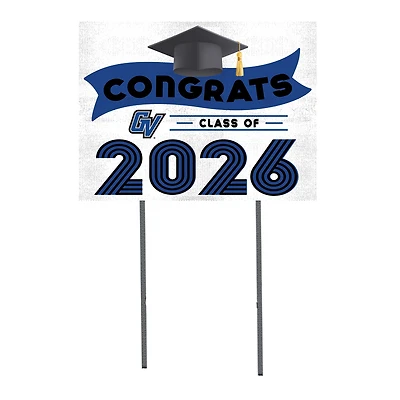 Grand Valley State Lakers 18" x 24" 2026 Grad Yard Sign with Stakes