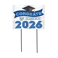 Franklin & Marshall Diplomats 18" x 24" 2026 Grad Yard Sign with Stakes