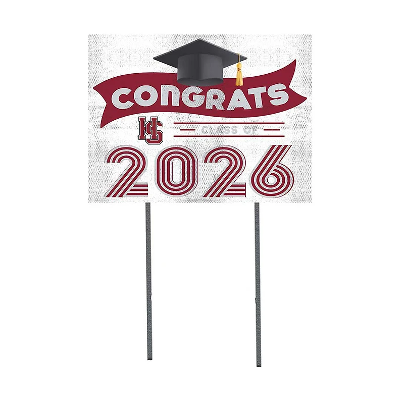 Hampden-Sydney College Tigers 18" x 24" 2026 Grad Yard Sign with Stakes