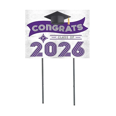 Furman Paladins 18" x 24" 2026 Grad Yard Sign with Stakes