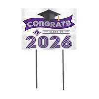 Furman Paladins 18" x 24" 2026 Grad Yard Sign with Stakes
