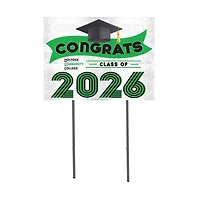 Holyoke Community College 18" x 24" 2026 Grad Yard Sign with Stakes