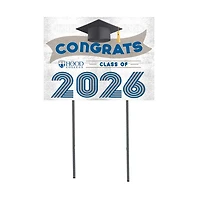 Hood College Blazers 18" x 24" 2026 Grad Yard Sign with Stakes