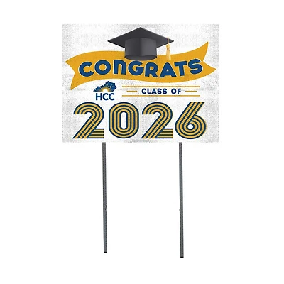Hopkinsville Community College 18" x 24" 2026 Grad Yard Sign with Stakes