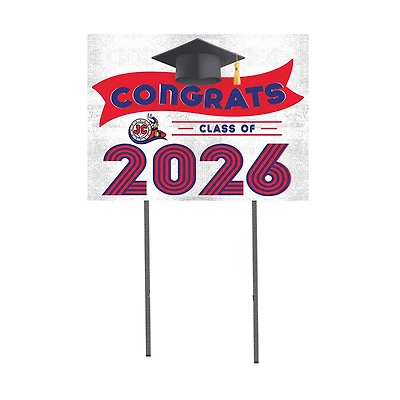 Jefferson Vikings 18" x 24" 2026 Grad Yard Sign with Stakes