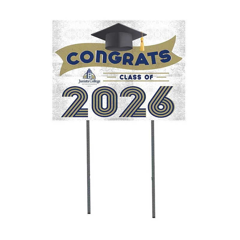Juniata Eagles 18" x 24" 2026 Grad Yard Sign with Stakes