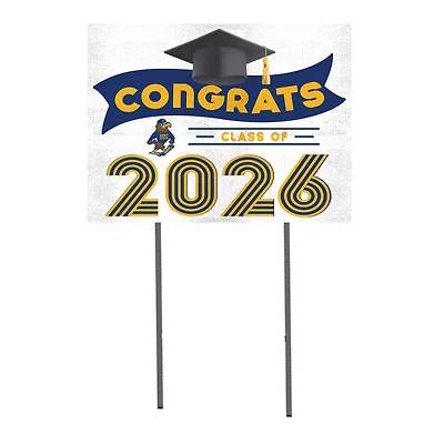 Kent State Golden Flashes 18" x 24" 2026 Grad Yard Sign with Stakes