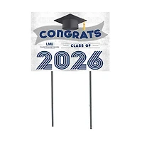 Lincoln Memorial Railsplitters 18" x 24" 2026 Grad Yard Sign with Stakes