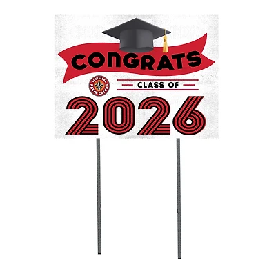 Louisiana Ragin' Cajuns 18" x 24" 2026 Grad Yard Sign with Stakes