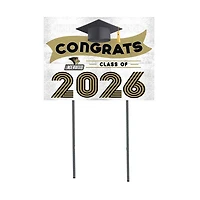 Lindenwood Lions 18" x 24" 2026 Grad Yard Sign with Stakes