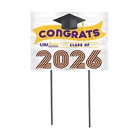 LSU Shreveport Pilots 18" x 24" 2026 Grad Yard Sign with Stakes