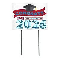 Loyola Marymount Lions 18" x 24" 2026 Grad Yard Sign with Stakes