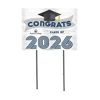 Marietta College Pioneers 18" x 24" 2026 Grad Yard Sign with Stakes