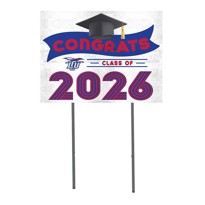 Lubbock Christian Chaparral 18" x 24" 2026 Grad Yard Sign with Stakes
