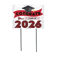Marist Red Foxes 18" x 24" 2026 Grad Yard Sign with Stakes