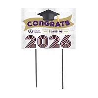 Linfield Wildcats 18" x 24" 2026 Grad Yard Sign with Stakes