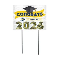 McNeese State Cowboys 18" x 24" 2026 Grad Yard Sign with Stakes