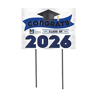 UMass Lowell River Hawks 18" x 24" 2026 Grad Yard Sign with Stakes