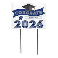 Memphis Tigers 18" x 24" 2026 Grad Yard Sign with Stakes