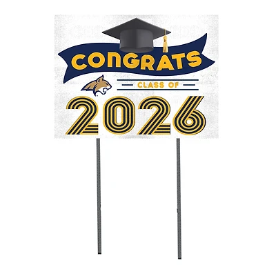 Montana State Bobcats 18" x 24" 2026 Grad Yard Sign with Stakes
