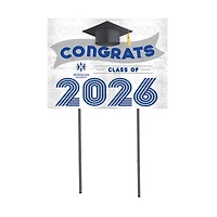 Moravian Greyhounds 18" x 24" 2026 Grad Yard Sign with Stakes