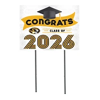 Missouri Tigers 18" x 24" 2026 Grad Yard Sign with Stakes