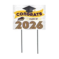 Montevallo Falcons 18" x 24" 2026 Grad Yard Sign with Stakes