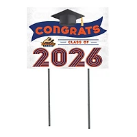 Morgan State Bears 18" x 24" 2026 Grad Yard Sign with Stakes