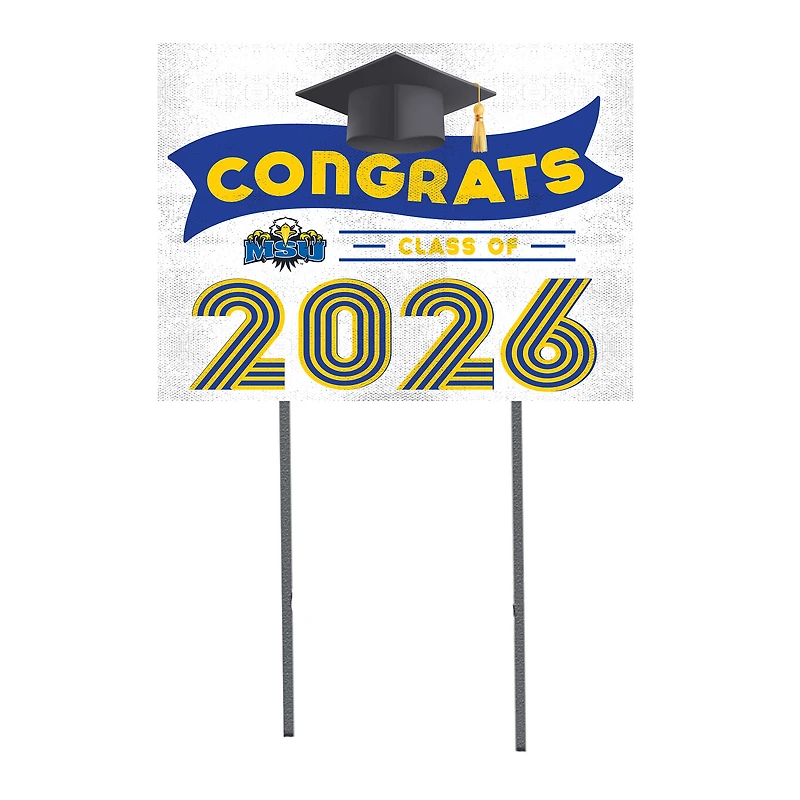 Morehead State Eagles 18" x 24" 2026 Grad Yard Sign with Stakes