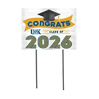 Nebraska-Kearney Lopers 18" x 24" 2026 Grad Yard Sign with Stakes