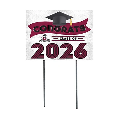 New Mexico State Aggies 18" x 24" 2026 Grad Yard Sign with Stakes