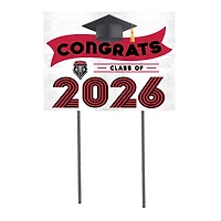 New Mexico Lobos 18" x 24" 2026 Grad Yard Sign with Stakes